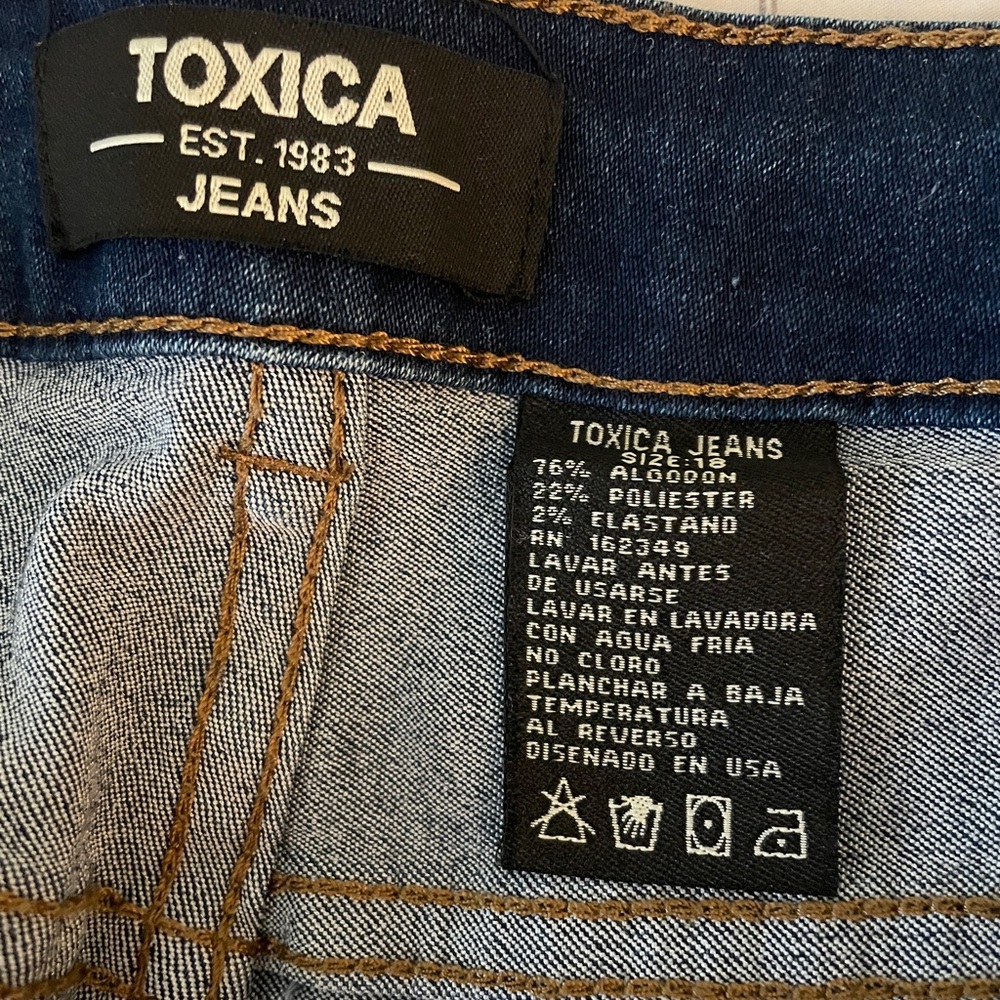 Blue Boot Cut Jeans Classic Denim